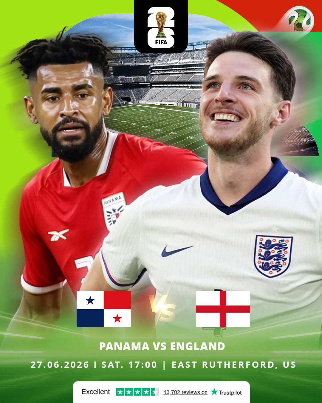 Transmisión en Vivo: Panamá vs. Inglaterra (Grupo L)